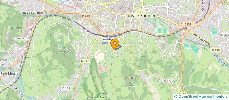 localisation de l'entreprise SCI TREVELIN  LONS-LE-SAUNIER