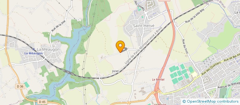 localisation de l'entreprise SCI TREVEUR  PLOUFRAGAN