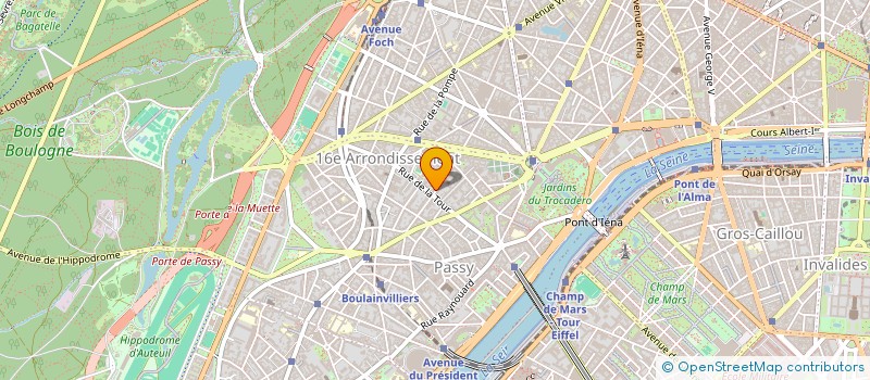 localisation de l'entreprise SCI TREVI  PARIS