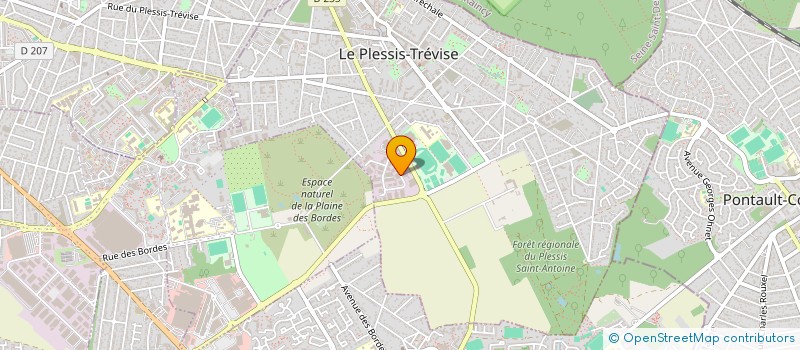 localisation de l'entreprise SCI TREVISE à LE PLESSIS-TREVISE