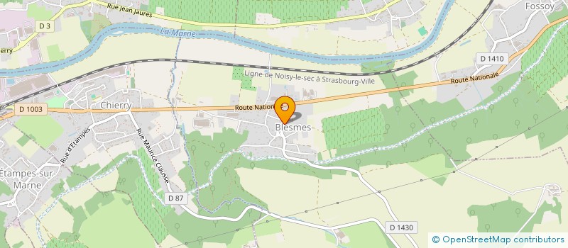 localisation de l'entreprise SCI TREVISE  BLESMES