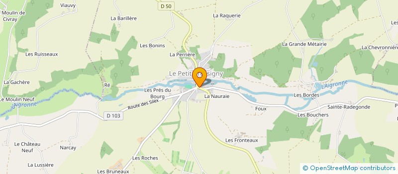 localisation de l'entreprise SCI TREVISE MJ  LE PETIT-PRESSIGNY