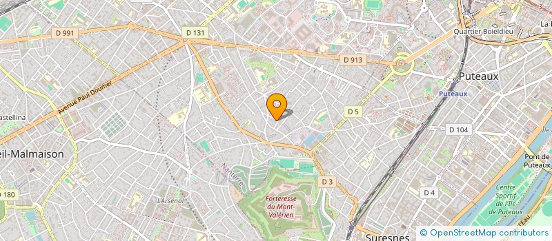 localisation de l'entreprise SCI TREVISIOL BEL AIR  NANTERRE