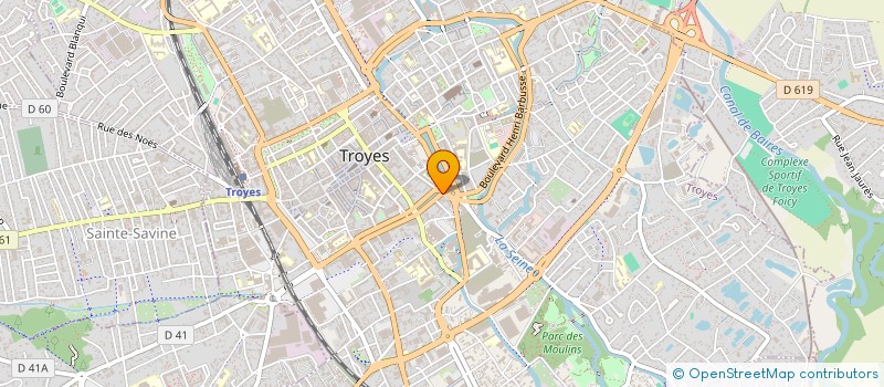 localisation de l'entreprise SCI TREVOIS à TROYES