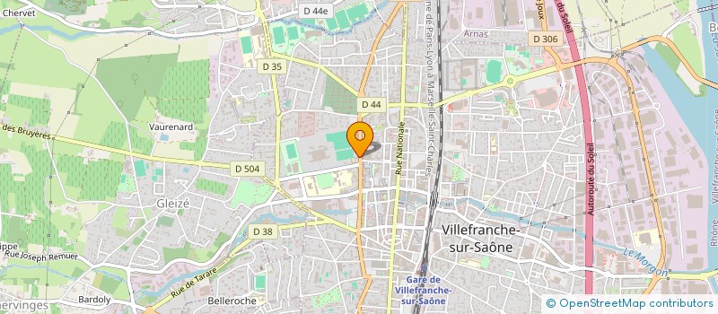 localisation de l'entreprise SCI TREVORADIX  VILLEFRANCHE-SUR-SAONE