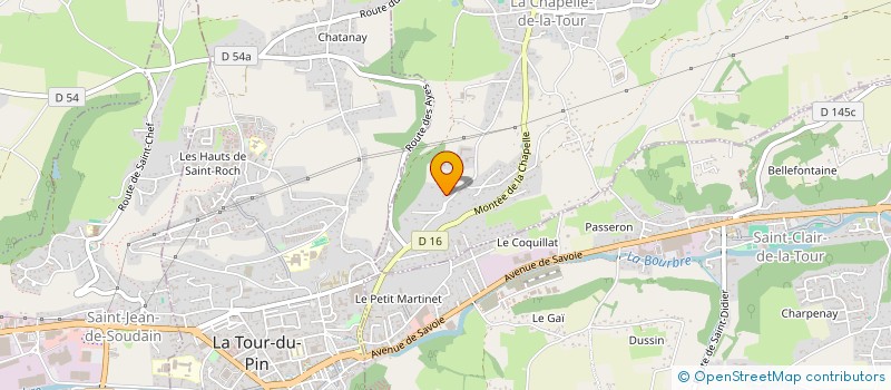 localisation de l'entreprise SCI TREVOU  LA CHAPELLE-DE-LA-TOUR