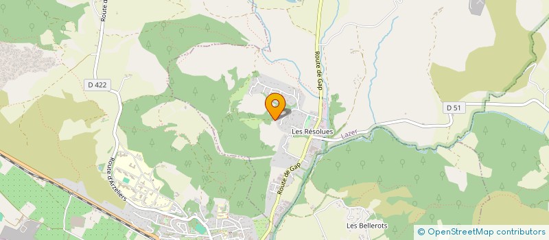 localisation de l'entreprise SCI TREZZINI IMMOBILIER  LAZER