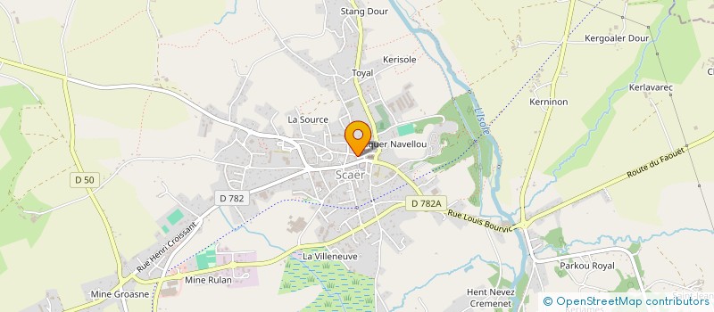 localisation de l'entreprise SCI TRH  SCAER