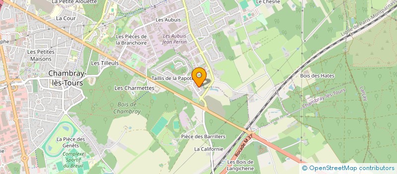 localisation de l'entreprise SCI TRI-AGE  CHAMBRAY-LES-TOURS