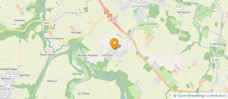 localisation de l'entreprise SCI TRI BUGEL  LANNEBERT