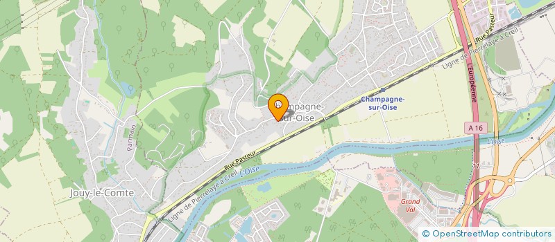 localisation de l'entreprise SCI TRI MARTOLOD  CHAMPAGNE-SUR-OISE