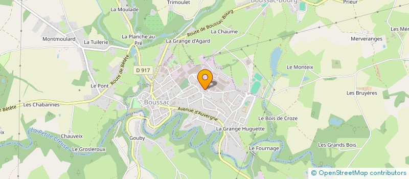localisation de l'entreprise SCI TRI-OC I  BOUSSAC-BOURG