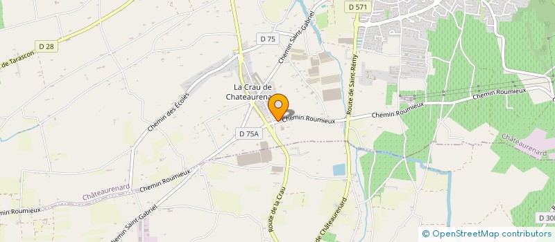 localisation de l'entreprise SCI TRIACCA à CHATEAURENARD