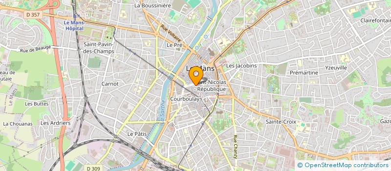 localisation de l'entreprise SCI TRIADA  LE MANS