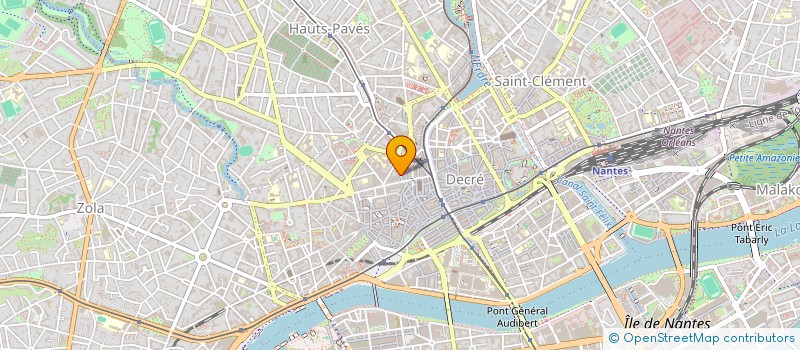localisation de l'entreprise SCI TRIADE à NANTES