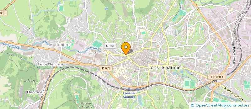 localisation de l'entreprise SCI  TRIADE  LONS-LE-SAUNIER