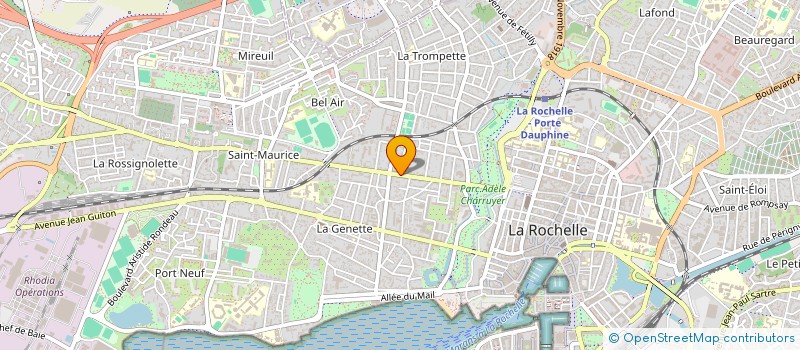 localisation de l'entreprise SCI TRIANA  LA ROCHELLE