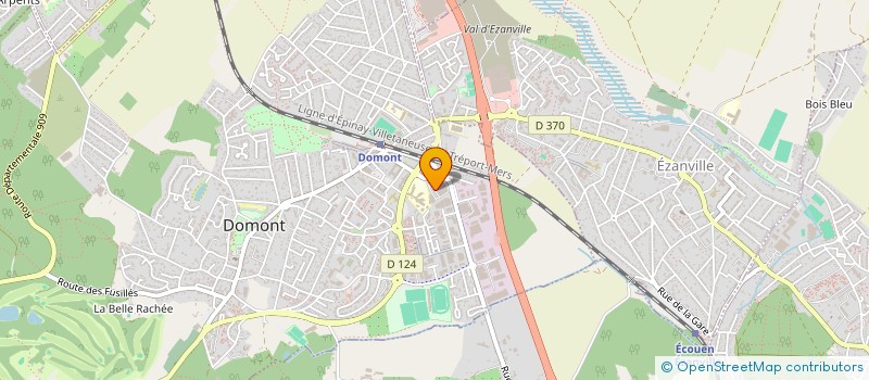 localisation de l'entreprise SCI TRIANE  DOMONT