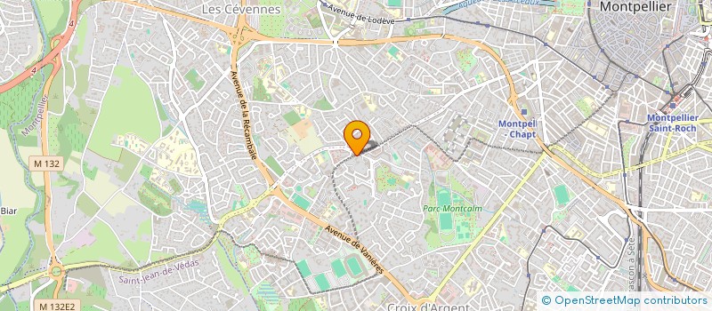 localisation de l'entreprise SCI TRIANGLE 2000 à MONTPELLIER