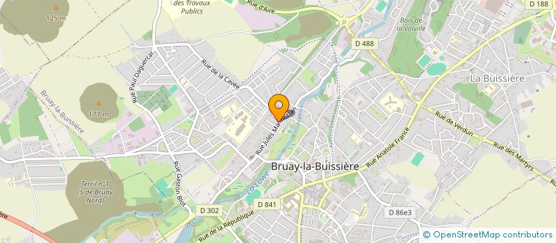 localisation de l'entreprise SCI TRIANGLE  BRUAY-LA-BUISSIERE
