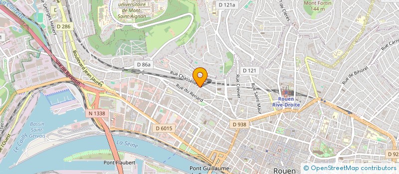 localisation de l'entreprise SCI TRIANGLE  ROUEN