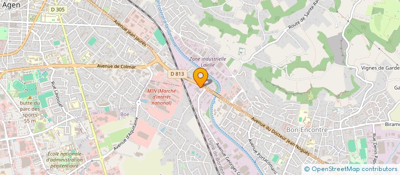 localisation de l'entreprise SCI TRIANGLE  BOE