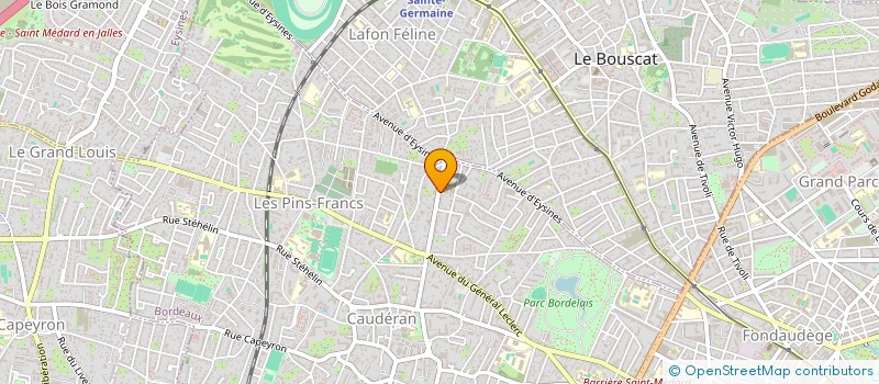 localisation de l'entreprise SCI TRIANGLE  BORDEAUX