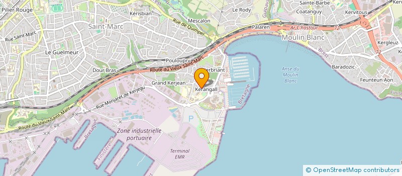 localisation de l'entreprise SCI TRIANGLE  BREST