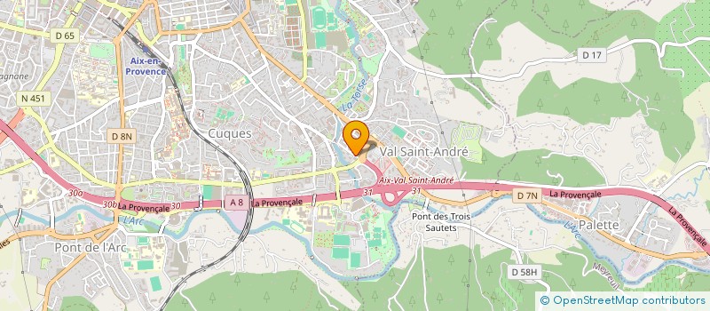 localisation de l'entreprise SCI TRIANGLE CAP à AIX EN PROVENCE