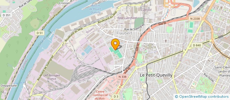 localisation de l'entreprise SCI TRIANGLE DES PATIS à LE PETIT-QUEVILLY