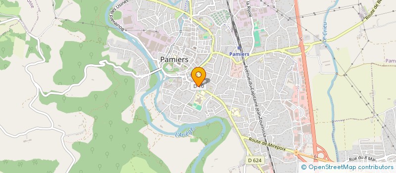 localisation de l'entreprise SCI TRIANGLE DU CHALONGE à PAMIERS