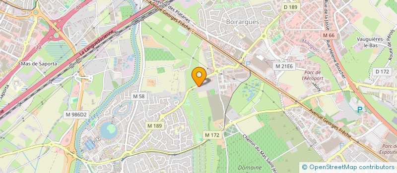 localisation de l'entreprise SCI TRIANGLE II à LATTES