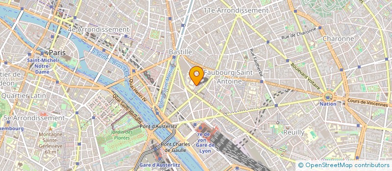 localisation de l'entreprise SCI TRIANGLE OLYMPIC  PARIS