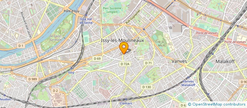 localisation de l'entreprise SCI TRIANGLE TANAGRA à ISSY-LES-MOULINEAUX