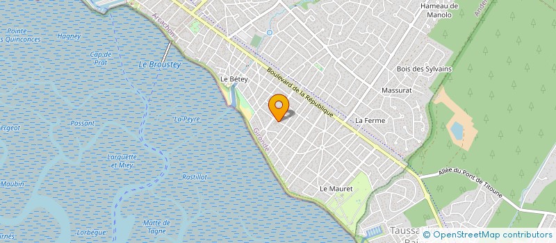 localisation de l'entreprise SCI TRIANON  ANDERNOS-LES-BAINS