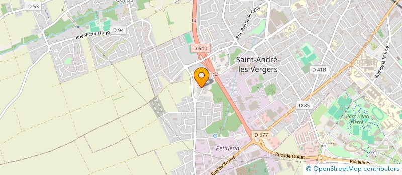 localisation de l'entreprise SCI TRIANON  SAINT-ANDRE-LES-VERGERS