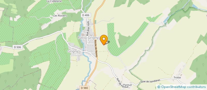 localisation de l'entreprise SCI TRIANON  PASSY-GRIGNY