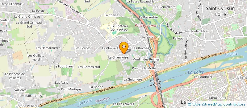 localisation de l'entreprise SCI TRIANON-BRETONNEAU à FONDETTES