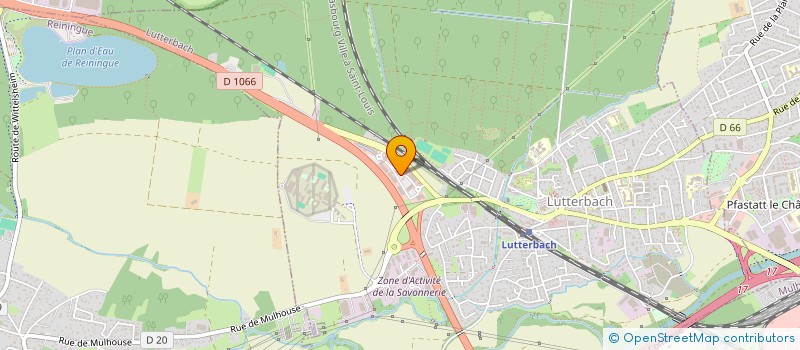 localisation de l'entreprise SCI TRIANON HOENHEIM ROUTE DE BRUMATH  LUTTERBACH