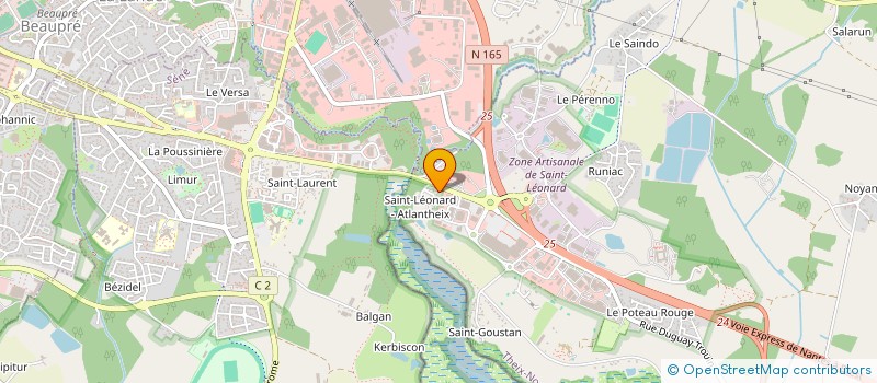 localisation de l'entreprise SCI TRIASKELL  THEIX-NOYALO