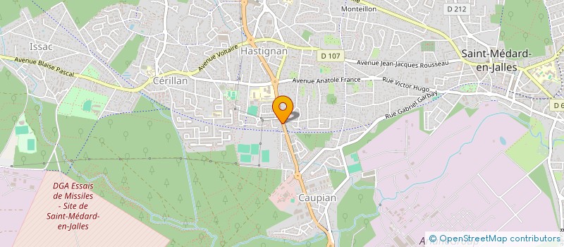 localisation de l'entreprise SCI TRIAT  SAINT-MEDARD-EN-JALLES