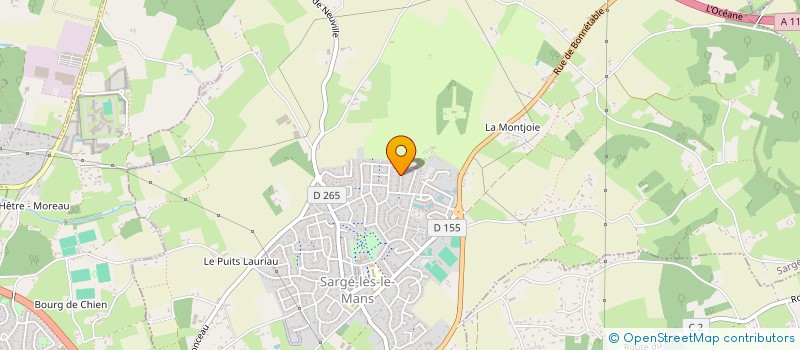 localisation de l'entreprise SCI TRIBALISTAS  SARGE-LES-LE-MANS