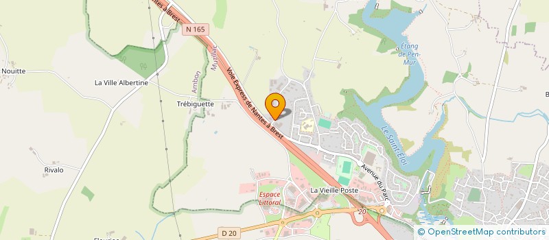 localisation de l'entreprise SCI TRIBALLIER  MUZILLAC