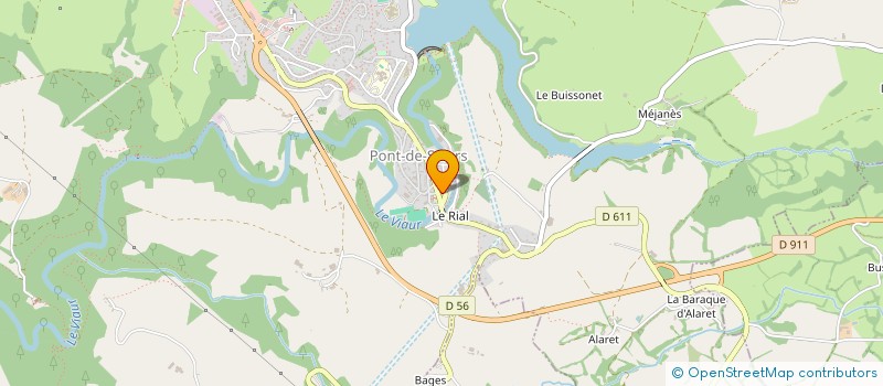 localisation de l'entreprise SCI TRIBAR LOCATIONS  PONT-DE-SALARS