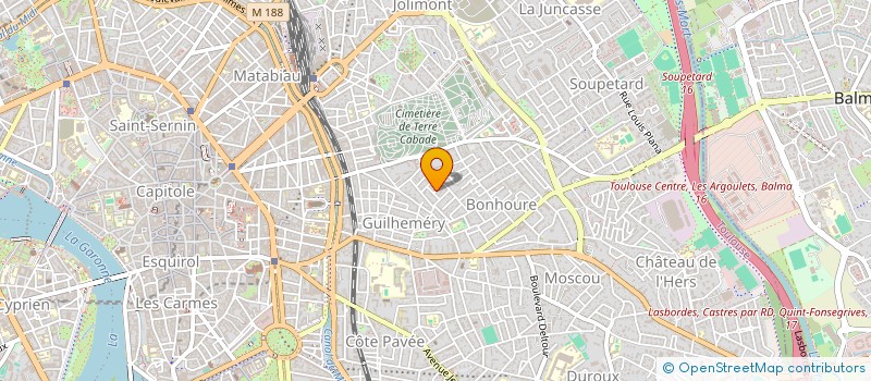localisation de l'entreprise SCI TRIBECA à TOULOUSE
