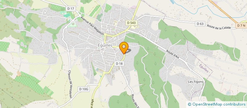 localisation de l'entreprise SCI TRIBLAN à EGUILLES