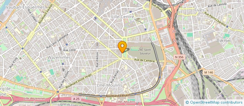 localisation de l'entreprise SCI TRIBOIS à LILLE