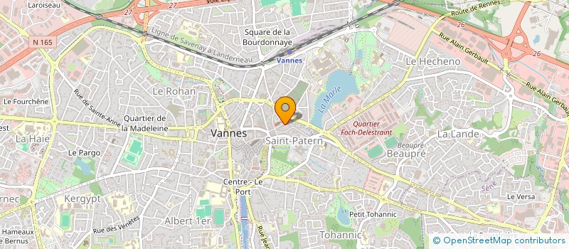 localisation de l'entreprise SCI TRIBORD IMMOBILIER à VANNES