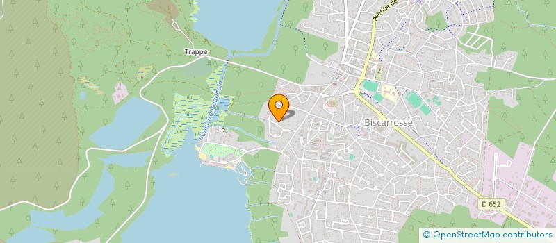 localisation de l'entreprise SCI TRIBOT  BISCARROSSE