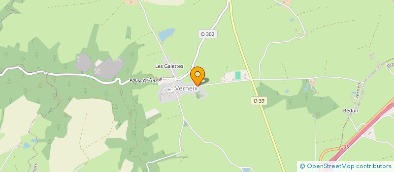 localisation de l'entreprise SCI TRIBOULET  VERNEIX